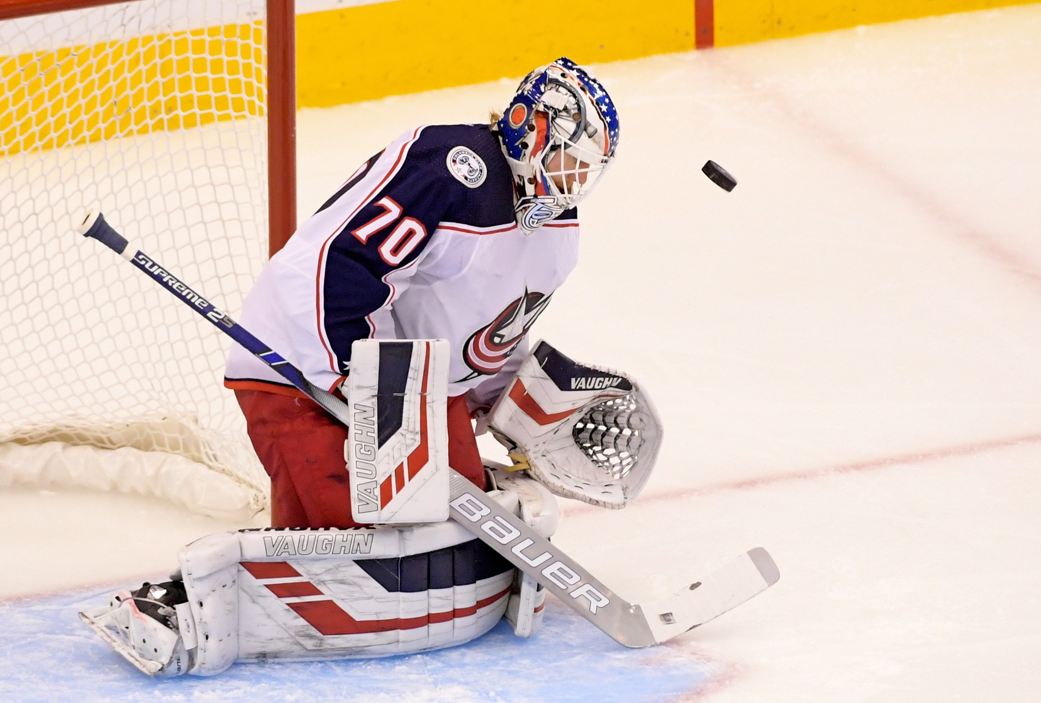 CBJ goalie Joonas Korpisalo named the NHL's Third Star of the week
