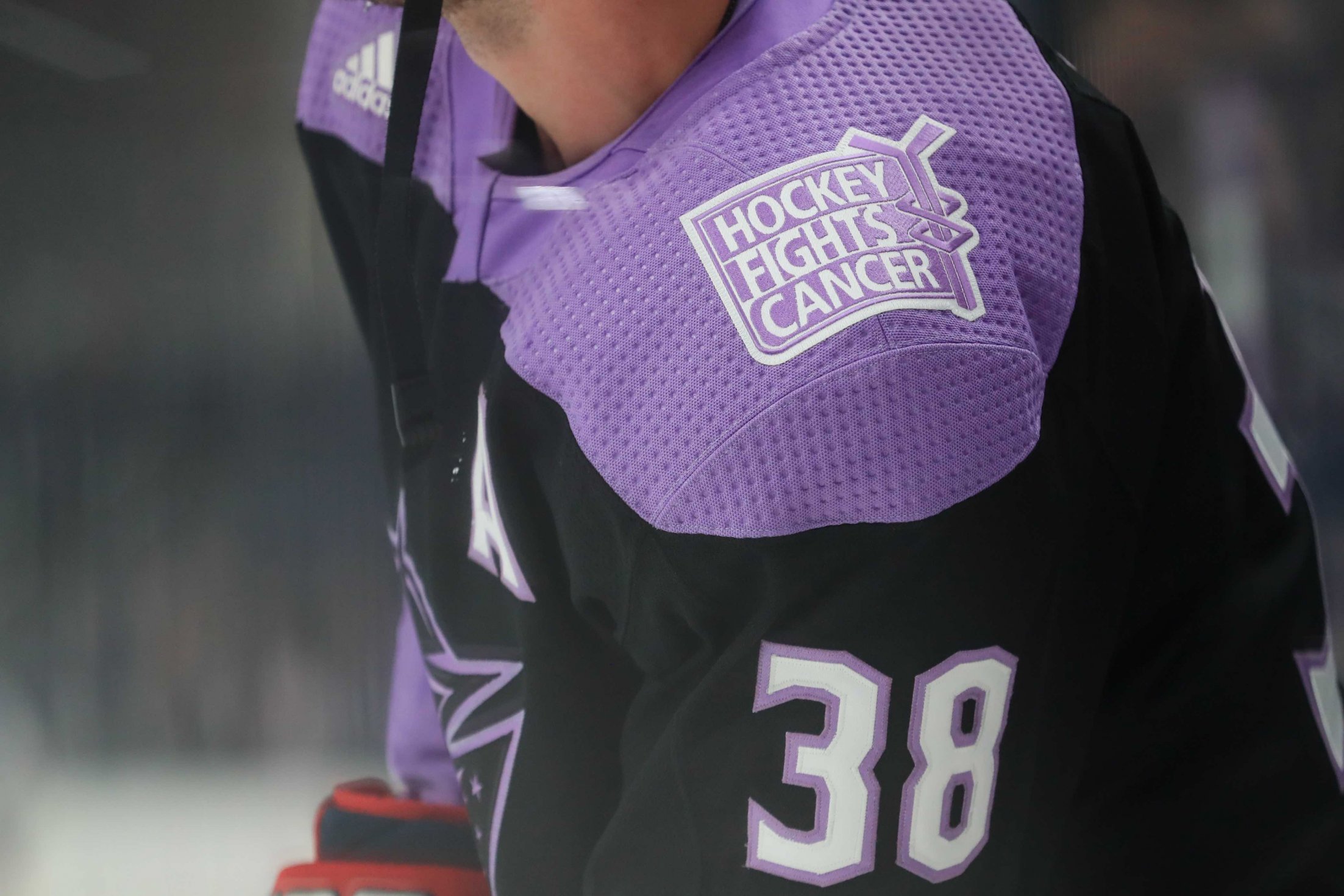 NHL Columbus Blue Jackets Custom Name Number Lavender Fights