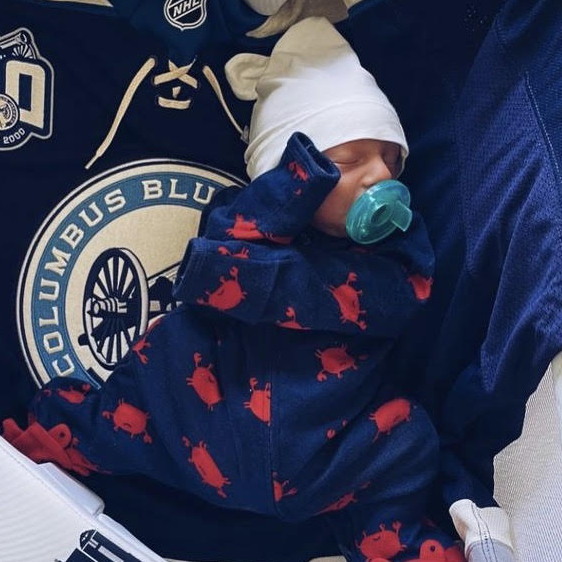 Blue Jackets' Elvis Merzlikins' newborn son's name honors Matiss
