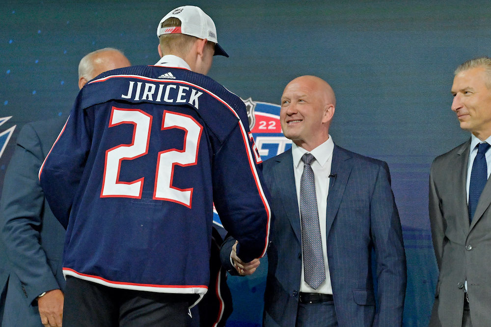 Which players Blue Jackets selected in 2022 NHL draft