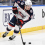 Columbus Blue Jackets defenseman Denton Mateychuk (5) skates against the St. Louis Blues during the second period at Enterprise Center.