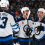 Winnipeg Jets defenseman Josh Morrissey (44) celebrates his goal against the Columbus Blue Jackets during the third period at Nationwide Arena.