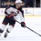 Columbus Blue Jackets defenseman Zach Werenski (8) brings the puck over the blue line in overtime against the Nashville Predators at Bridgestone Arena.