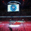 Johnny Gaudreau’s family during ceremonial puck drop by Columbus Blue Jackets center Sean Monahan (23) and Calgary Flames center Mikael Backlund (11) during the first period at Scotiabank Saddledome.