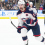 Columbus Blue Jackets center Adam Fantilli (19) celebrates scoring a goal against the Toronto Maple Leafs during the second period at Scotiabank Arena.