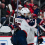 Columbus Blue Jackets center Sean Kuraly (7) celebrates his goal with teammates during the second period against the Detroit Red Wings at Little Caesars Arena.