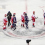 The Columbus Blue Jackets and the Detroit Red Wings shake hand after the Blue Jackets victory in the NHL Stadium Series game at the Ohio Stadium at Ohio Stadium.