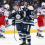 Columbus Blue Jackets defenseman Dante Fabbro (15) reacts as time winds down in a loss against the New York Rangers at Nationwide Arena.