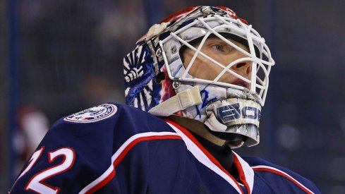 Columbus Blue Jackets goalie Sergei Bobrovsky