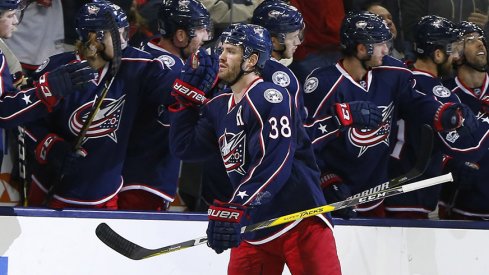 Boone Jenner scored the game winner against the Buffalo Sabres for the Blue Jackets Saturday night.