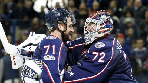 Nick Foligno & Sergei Bobrovsky