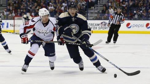 Zach Werenski was hurt vs. the Caps