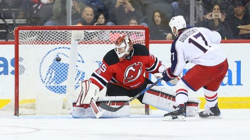 Brandon Dubinsky's penalty shot goal vs. the Devils