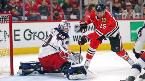 Blue Jackets goaltender Joonas Korpisalo