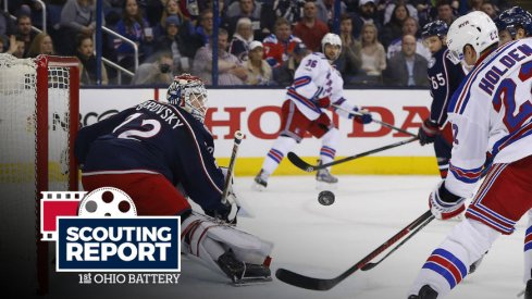 Sergei Bobrovsky of the Columbus Blue Jackets