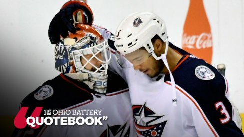 Seth Jones and Sergei Bobrovsky