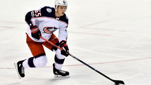 Columbus Blue Jackets defenseman Markus Nutivaara