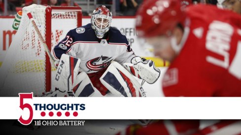 Blue Jackets goaltender Sergei Bobrovsky 