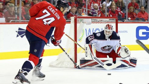 Blue Jackets goaltender Sergei Bobrovsky 