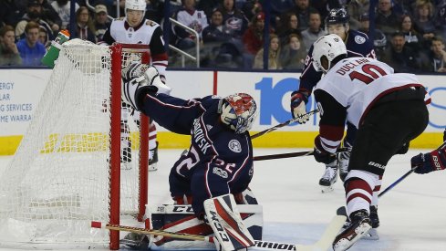 Sergei Bobrovsky earned the shutout