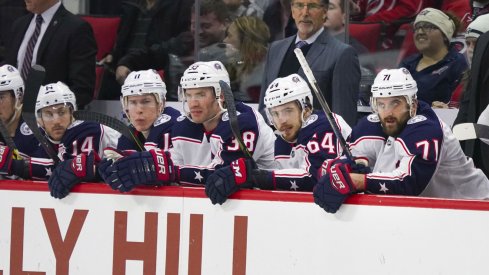 Blue Jackets Bench