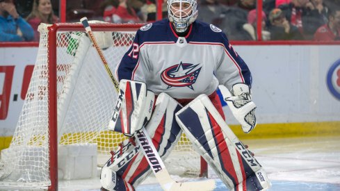 Blue Jackets goaltender Sergei Bobrovsky 