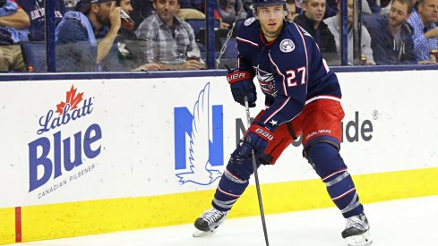 Blue Jackets defenseman Ryan Murray