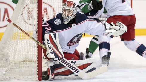 Blue Jackets goaltender Sergei Bobrovsky 