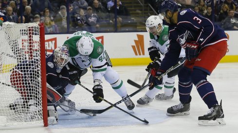 Blue Jackets goaltender Joonas Korpisalo