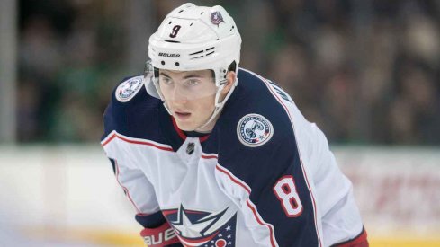 Blue Jackets defenseman Zach Werenski