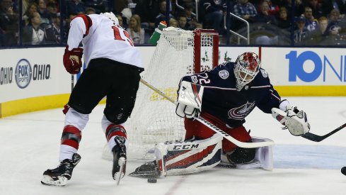 Blue Jackets goaltender Sergei Bobrovsky 