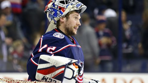 Blue Jackets goaltender Sergei Bobrovsky 