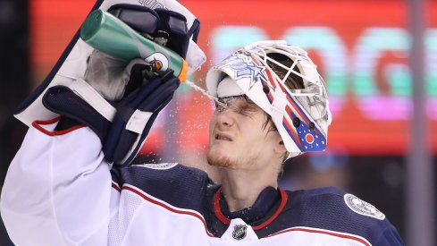 Blue Jackets goaltender Joonas Korpisalo