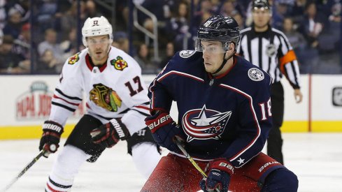 Pierre-Luc Dubois became the first Blue Jacket to play in all 82 games his rookie season.