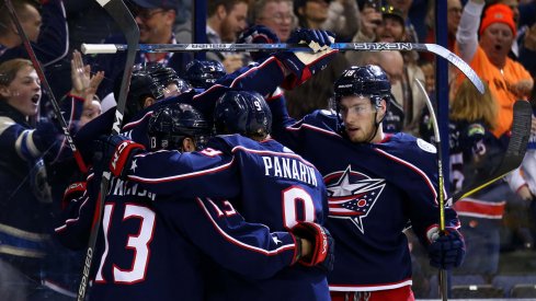 Cam Atkinson, Artemi Panarin & Pierre-Luc Dubois