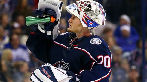 Columbus Blue Jackets goaltender Joonas Korpisalo.