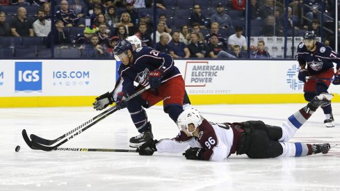 Columbus Blue Jackets center Riley Nash's slow start not a concern just yet.