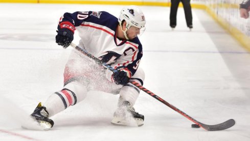 Nathan Gerbe the Captain of the Cleveland Monsters has had a strong start to his season