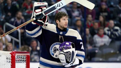 Sergei Bobrovsky is averaging a 2.87 GAA and has recorded 2 shutouts on the season for the Columbus Blue Jackets.