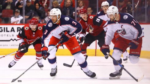 Seth Jones is on pace almost exactly to his production last year, after missing a few weeks to start the season for the Columbus Blue Jackets. He has seven goals and 25 assists through 45 games.