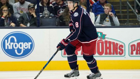 Zach Werenski has 30 points through 56 games for the Columbus Blue Jackets.