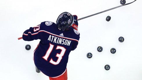 Cam Atkinson is also on his way to breaking his own point record for a single season. He needs just two more to break his record of 62, also set in 2016-2017.