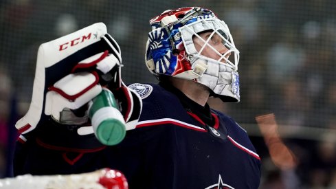 Sergei Bobrovsky was a star tonight for the Columbus Blue Jackets. 