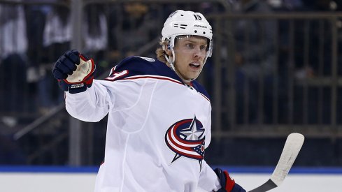 Ryan Dzingel scored an important one for the Blue Jackets in New York Friday night.