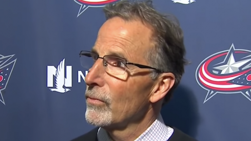 Columbus Blue Jackets head coach John Tortorella addresses the media after his team wrapped up its regular season schedule.