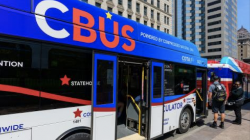 COTA's CBus circulator helps people move about downtown Columbus.