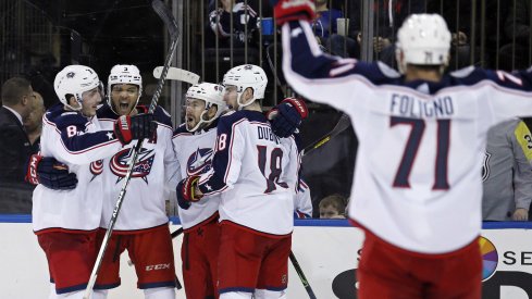 The Columbus Blue Jackets have posted a 9-0-1 record in their last ten games.