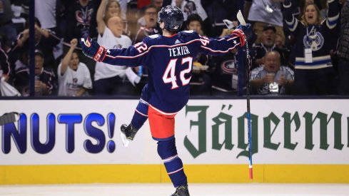 Blue Jackets Arrive For Practice In Toronto Sporting New Bubble