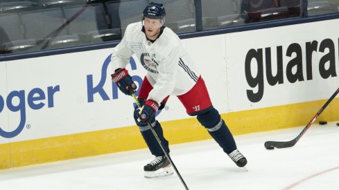 Mikko Koivu at training camp.