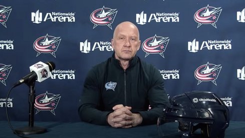 GM Jarmo Kekalainen speaks to the media after the NHL trade deadline.